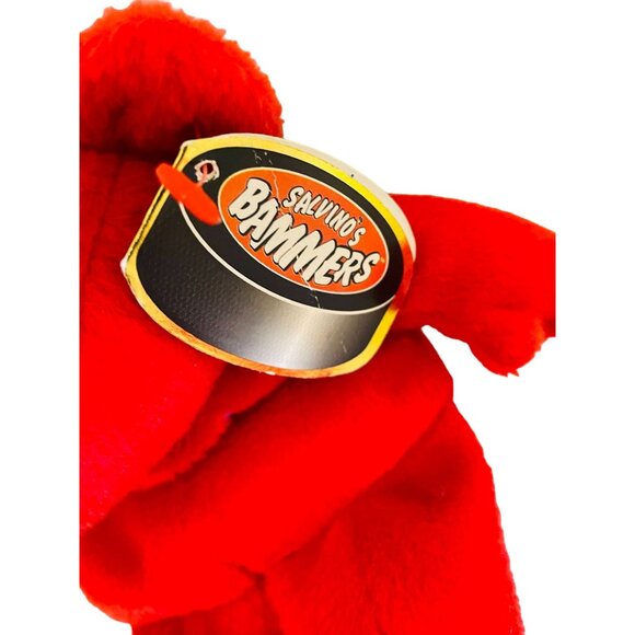 Salvinos Bammers Fedorov 91 Red Plush Bear Collectible Toy Sergei NHL Hockey Fan - Picture 2 of 8